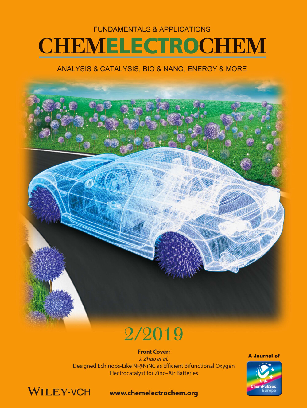 ChemElectroChem同济大学专刊封面 科研之美，视觉与创新的交响